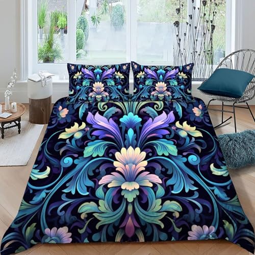 Housses de couette 3D enfants Devil Flower 220x240cm avec taies