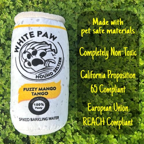 PupCulture White Paw 2 Pack Juguete Mordible para Perro miniatura 6