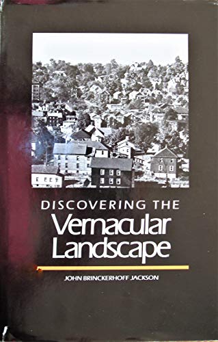 Livre Discovering the Vernacular Landscape Essai Architecture