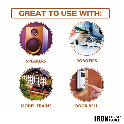 Iron Forge Cable 1000 ft 12 Gauge Primary Automotive Wire - 10 Roll Assortment Pack - 100 Ft of Copper Clad Aluminum Wire per Roll - for Home or Automotive by IRON FORGE CABLE - Image 4