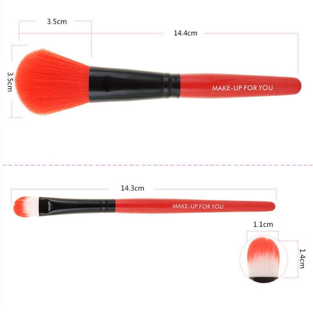 7-teiliges Make-up-Pinsel-Set In Lederetui – Weiche Synthetikpinsel Für Profis Und Heimgebrauch