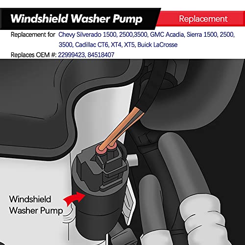 A Abigail A75003WP Front Windshield Washer Pump W/Grommet Replacement thumb #4