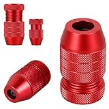 Abizarch 2Pcs Drill Depth Stop, Adjustable Drill Bit Stop Collar Set, Aluminum Alloy Drill Stop Precise Size Range 5/64inch-3/16inch 15/64inch-7/16inch for Furniture Tile Metal Wood
