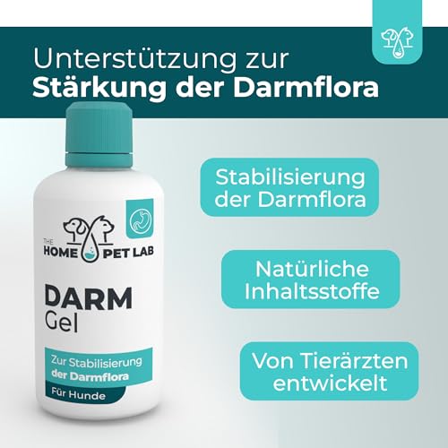The Home Pet Lab Probiotika Darmpflege für den Hund - Zur Unterstützung des Darms und Einer gesunden Darmflora - Unterstützt die Darmgesundheit durch Stabilisierung der Verdauung