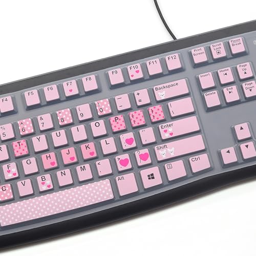 Housse de clavier silicone Logitech K120 MK120 US de bureau - 3