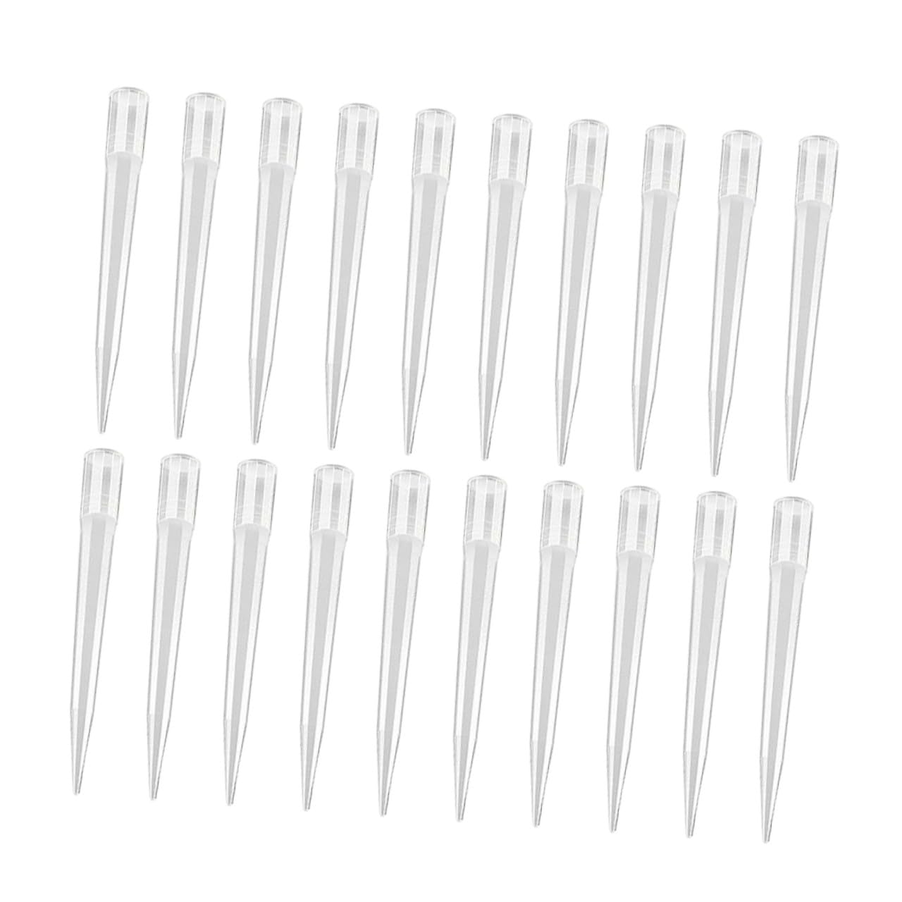 50pcs Pipettes Transfer Pipette Tips Plastic Nozzle Tips Easy to Use Clean