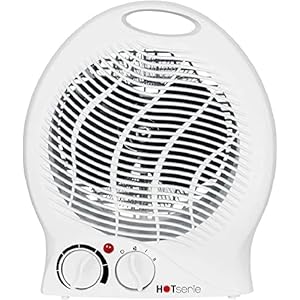 DESKI HOT Serie Heizlüfter Ventilator 2000 Watt Weiss