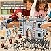 Plustopoy Medieval Castle Knight Toy Soldier Figures Army Men Toys, The Medieval Times Middle Ages DIY Castle Building Toy Piracy Knight Action Figurines with with 20 Piracies, 12 Soldiers, 8 Cavalry