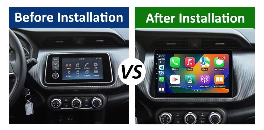Pantalla Android Auto Nissan Micra Kicks Música y Rutas Viaje 6