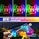 Willpower 2 Pack 100 W LED-Projektor, RGB, für den Außenbereich, 16 Farben, 4 RGBW-Modi, Projektorlicht für Jadin, Terrasse, Patio