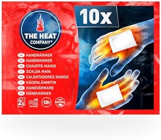 THE HEAT COMPANY Ogrzewacz do dłoni  10 lub 40 par  bardzo ciepły  ogrzewacz do kieszeni  12 godzin ciepłe ręce  gotowy do użycia  aktywowany powietrzem  czysto naturalny