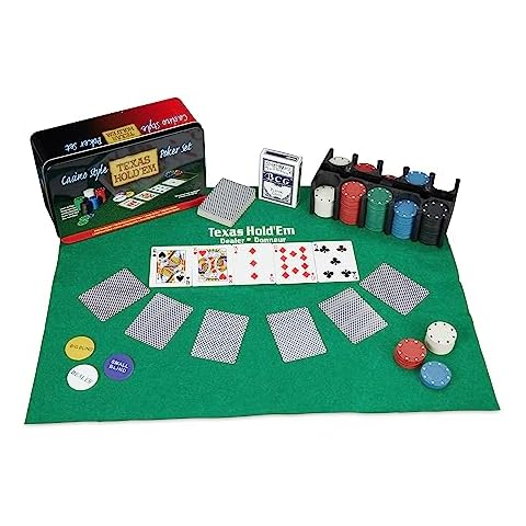 Relaxdays Pokerset, 200 Chips Cover