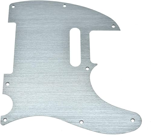 Miniatura 8 de KAISH 8 agujeros metal aluminio anodizado TL Tele Golpeador Scratch placa se adapta a AmericanMexicano Fender Telecaster negro