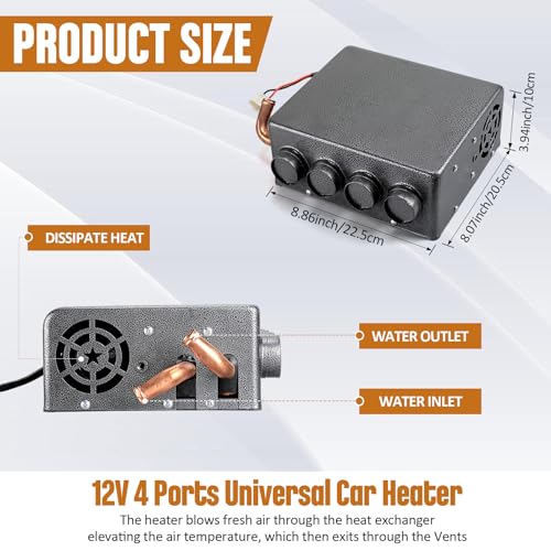 Therwen 12V Underdash Heater Kit