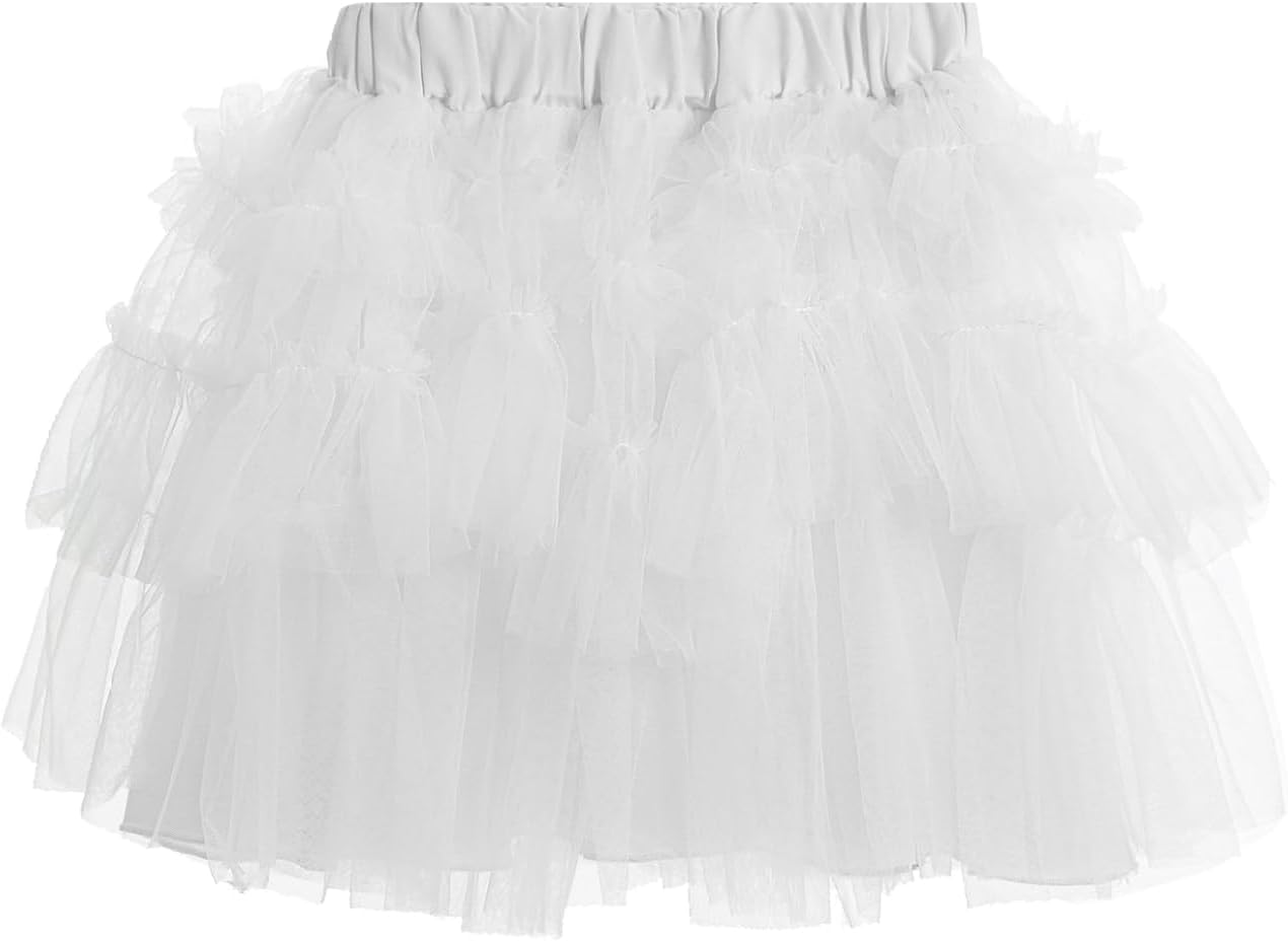 Toddlers Tulle Tutu Skirt for Baby Girl Birthday Cake Smash Party