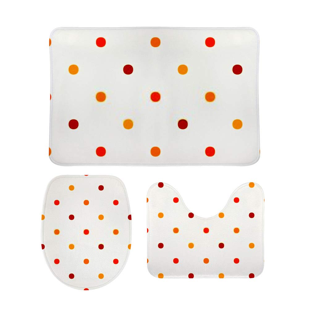 Tapis de bain absorbant baleines bleues ensemble WC lavable antidérapant