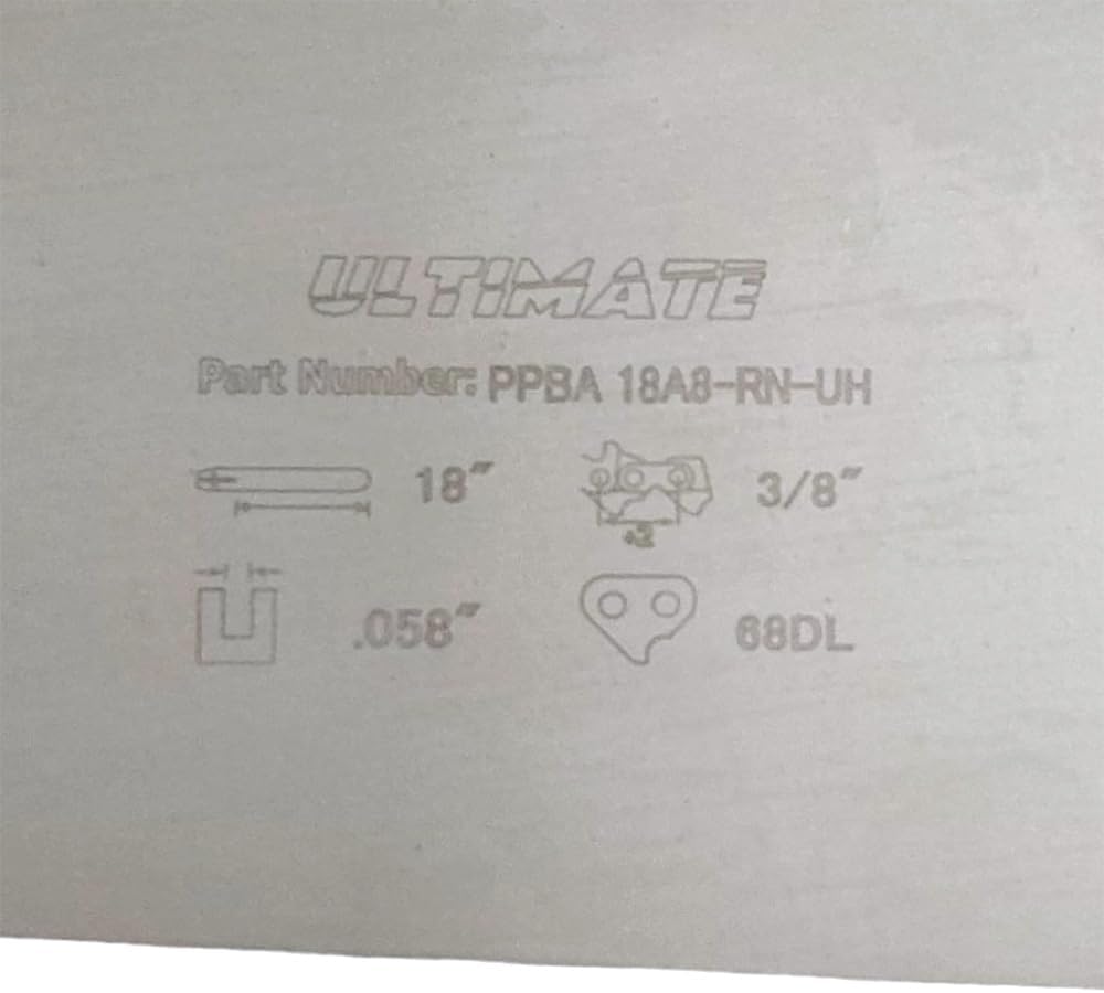 proven part 18 in Chainsaw Guide Bar for 188RNDK095 3/8" .058" 68DL RN UH K095 Fits Jonsered 2159 2258 2260