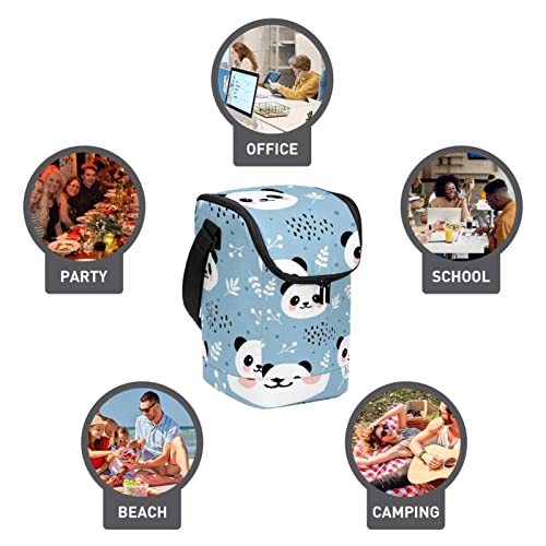 Bolsa de almuerzo panda térmica evita derrames comida de trabajo 4