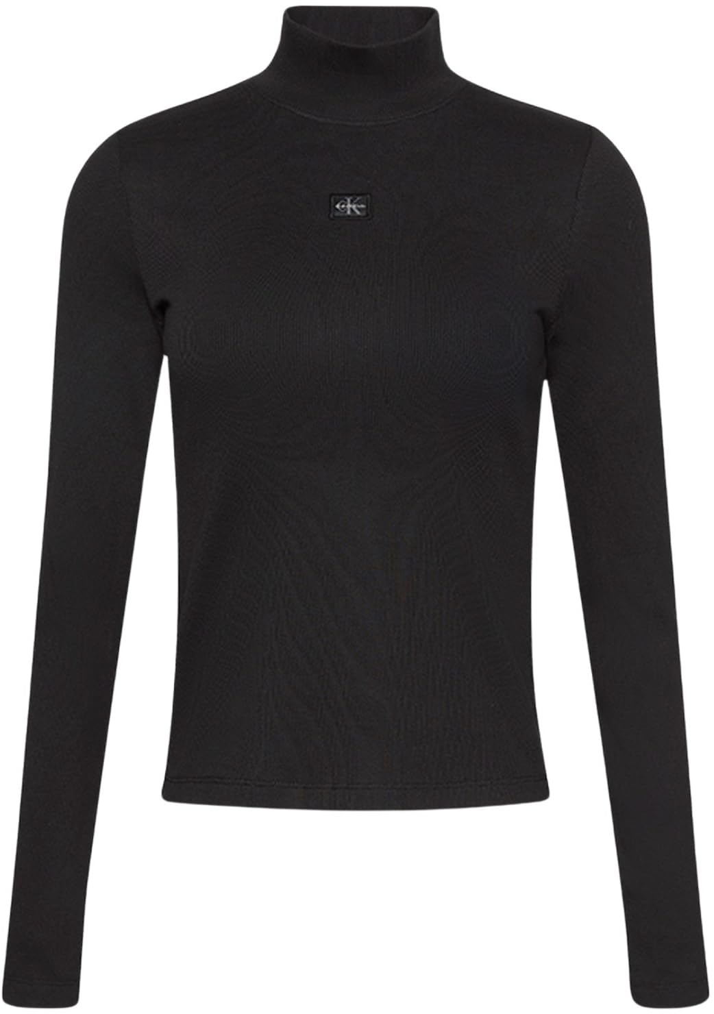 Calvin Klein LS Woven Label Turtleneck Lv047d203g Altri Top Donna (Pacco da 1)