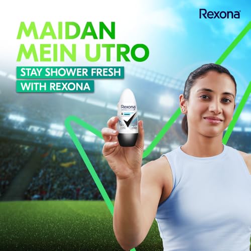 Image of Rexona Motion Activated Roll-On | Invisible Dry Underarm Deodorant for Women | up to 72Hr odour control | 45 ML (Pack of 2)