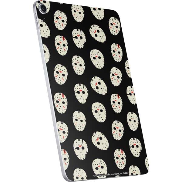 Skinit Decal Tablet Skin Compatible with iPad 11th Gen (2025) - Officially Licensed Warner Bros Friday The 13th Jason Voorhees Pattern Design