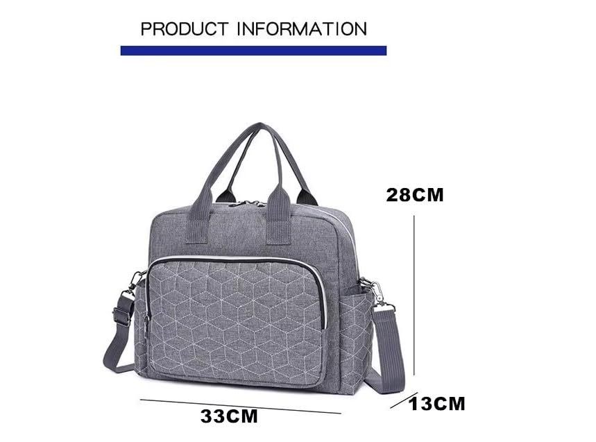 Image of Winnies Women Diaper Bag Multifunctional Maternity Bag for New Mom | Tote Bag | Maternity Bags | Travel Handbag | Mother Bags (Blue)