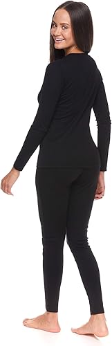 Miniatura 5 de U.S. Polo Assn. Conjunto de ropa interior térmica para mujer, camisas térmicas y leggings térmicos para mujer