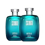 Ustraa Women Scuba Cologne – 100 Ml X 2 – Set Of 2 Liquid Perfumes | With Lively, Spicy And Deep Aquatic Notes | Ideal For Day Occasions | Long-Lasting Fragrance With No Gas