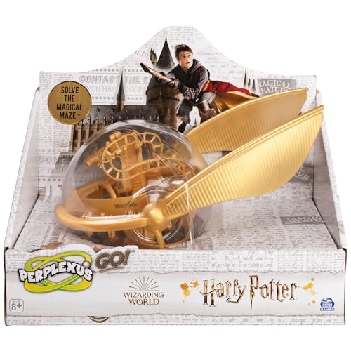 Image of Perplexus, Harry Potter Go 3D Gravity Maze Game Brain Teaser Fidget Sensory Toy Puzzle Ball, for Adults & Kids Ages 8 and up