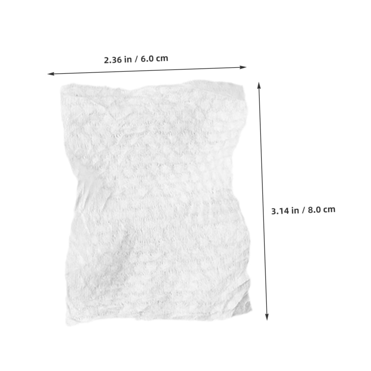 TOVINANNA Non-Woven Makeup Pads 1 Pack of 50 Compressed Facial Pads for Gentle Skin Cleaning