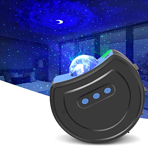 Star Projector Night Light 5 in 1 with Remote Control, Zenoplige Galaxy LED Projector Movable Nebula Cloud Colorful for Kids Youth, Ideal Decoration Gift Baby Bedroom, Game Rooms, Home Theatre (Blue)