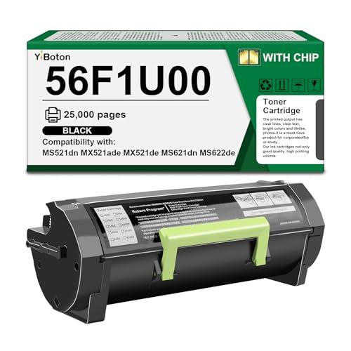 Image of High Yield 56F1U00 Black Toner Cartridge 25,000 Pages