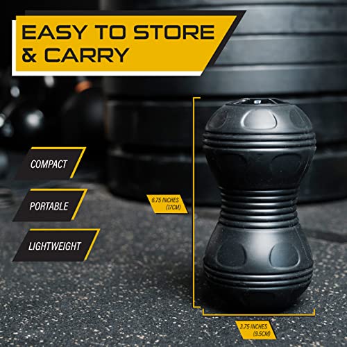 Nextrino Peanut Massage Ball, 4-Speed Vibrating Foam Roller Massager, Deep Tissue Muscle Pain Relief For Lower Back Shoulder Calf Arm, Myofascial Release Therapy For Anywhere Workout Recovery #TOP3