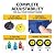 HomeRight C800971.A Super Finish Max HVLP Paint Sprayer, Spray Gun & C900205M Viscosity Paint Consistency Measuring Cup, White & C900097.M Super Finish Max Container and Lid, White and Blue