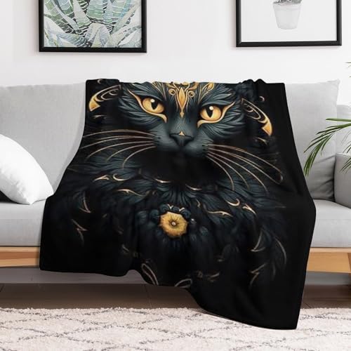 Couverture légère motif chat 3D, le cadeau idéal pour lit - 3