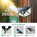 Luz Solar Exterior 162 LED, QTshine【2020 Última versión】Foco Solar con Sensor de...