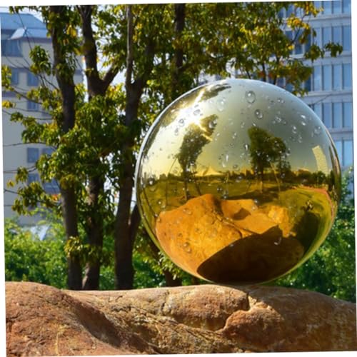 Bola de mirada de acero inoxidable: set de 6 adornos de espejo para el jardín 7
