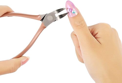 Retire Nail Art Alicates decorativos, Decoración profesional Picker Removedor de equipo de arte de uñas, Retire Alicates de ornamento de uñas,