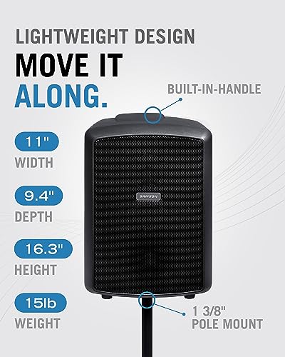 Image of Samson Expedition Explor Rechargeable PA System with Wireless Microphone