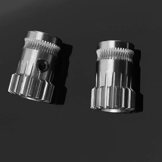 4X 3D Printer MK3 Drive Gear Extruder Dual Gears Kit Drive Gears Extrusion Wheel for Upgrade Prusa I3 MK2 MK2S