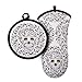 Fiesta Skull & Vine Oven Mitt & Pot Holder Set, Multi-colored
