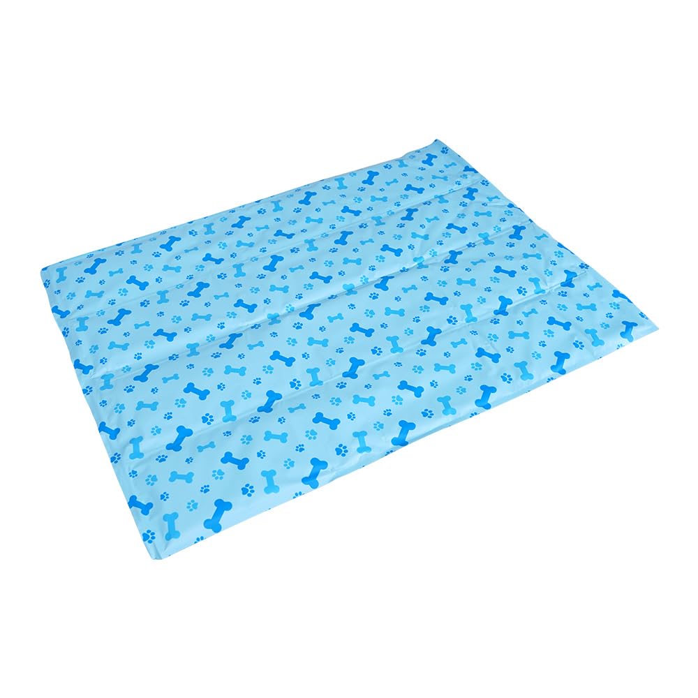 Tappetino rinfrescante per cani, tappetino di raffreddamento per animali di compagnia, tappetino rinfrescante per animali (blu) 50 x 65 cm)