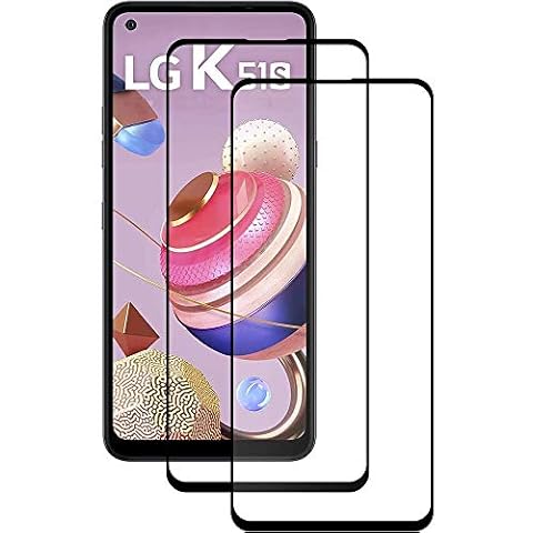 iGlobalmarket Protector de Pantalla 3D Vidrio Templado LG K51S / K61S Cover