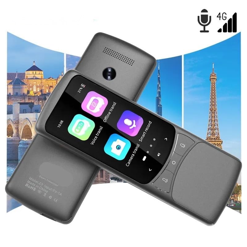 Traducteur vocal 4G intelligent appareil traduction de langue instantanée WiFi photo voyage - 7