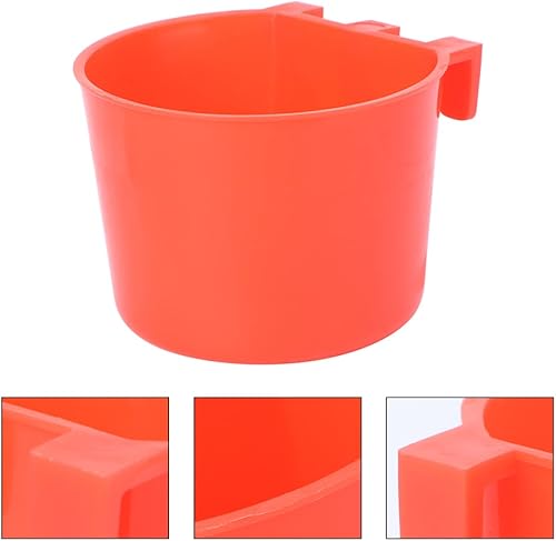 Miniatura 6 de ULTECHNOVO Vasos de alimentación para pájaros, 12 unidades, platos, pájaros, animales, jaula de alimentación, colgante, cacatúa, agua, animales,