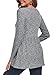 Ecavus Women's Maternity Ribbed Knit Shirts Long Sleeve Pregnancy Tops Comfy Stretchy Pregnant Blouses Heather Gray