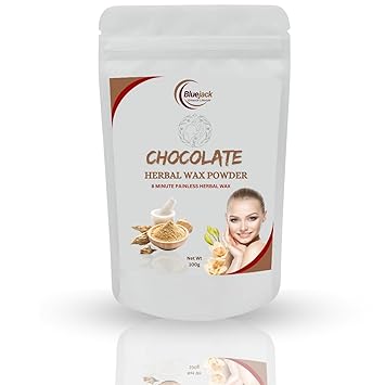 Bluejack Herbal Wax Powder Instant Hair Remover Chocolate Flower Wax (100 g)