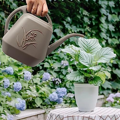 Image of Grip Plant Watering Can - Coffee Color - 1 /2 Gallon