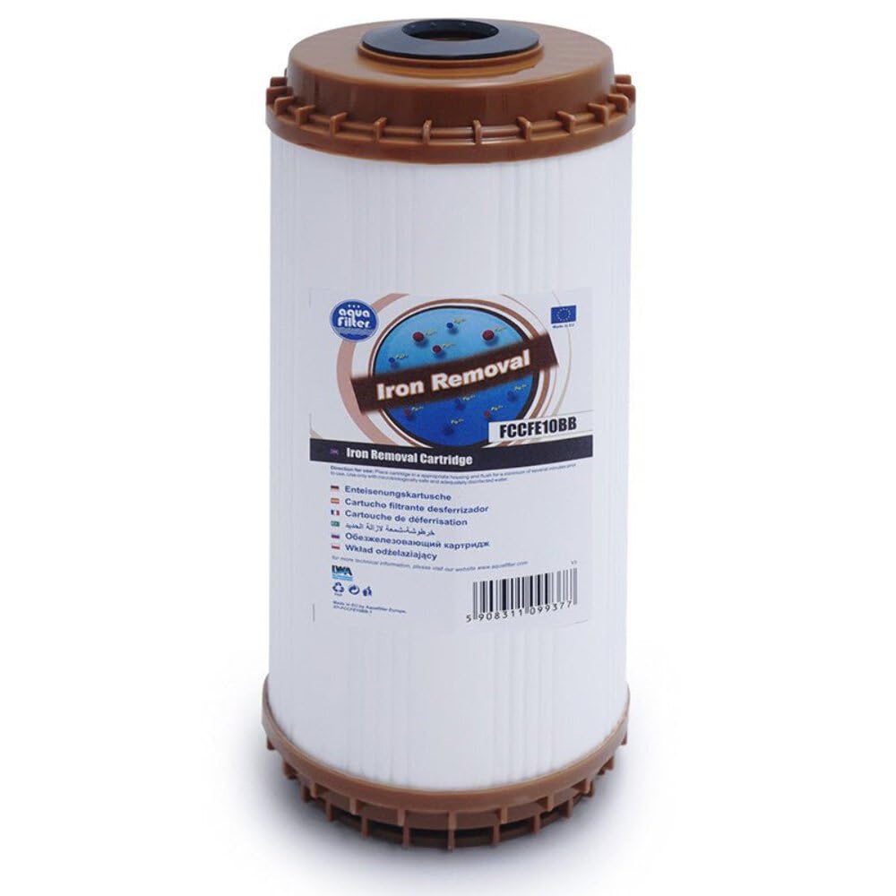 Aquafilter 10" x 4.5" Big Blue Jumbo FCCFE Iron Removal Filter FCCFE10BB (1)