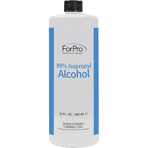 ForPro Professional Collection 99% Isopropyl Alcohol (IPA), Pure & Unadulterated Concentrated Alcohol, 32 Fl Oz (960ml)